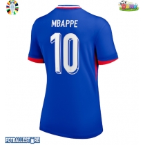 Frankrike Kylian Mbappe #10 Hjemmedrakt Dame EM 2024 Kortermet